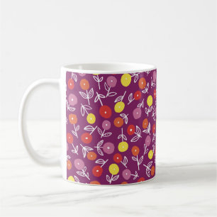 Plum Floral Ditsy Mug