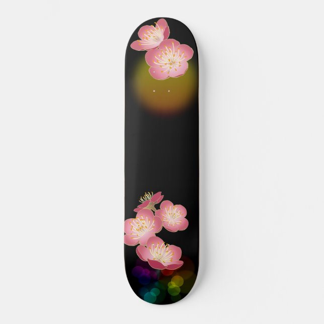 Plum Flower Skateboard (Front)