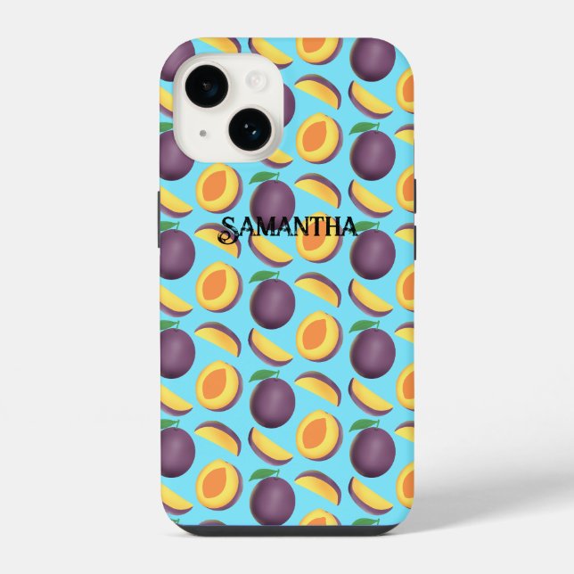 Plum Fruit iPhone Case (Back)