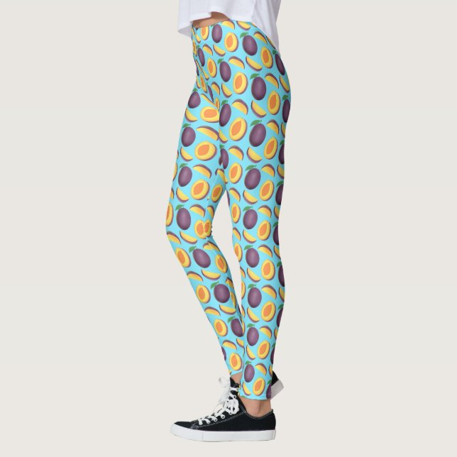 Plum Fruit Leggings (Left)