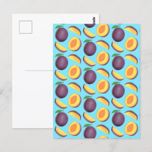 Plum Fruit Postcard