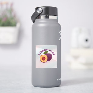 Plum Fruit Sticker – Cute Purple Plum Illustration