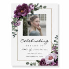 Plum Funeral Celebration of Life Welcome Sign