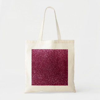 Plum glitter tote bag