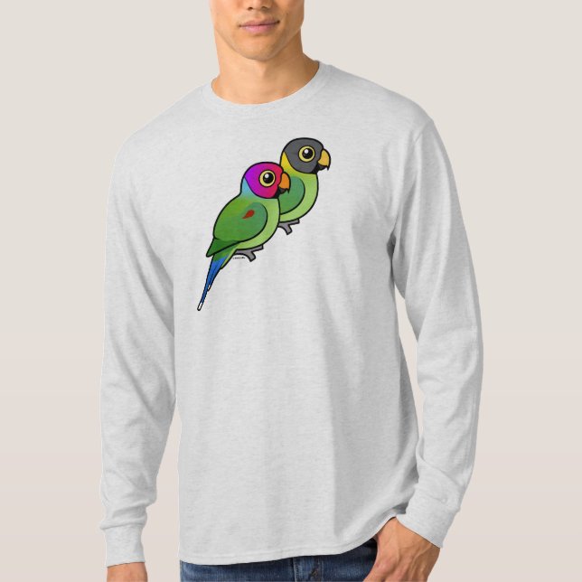 Plum-headed Parakeet Pair T-Shirt (Front)