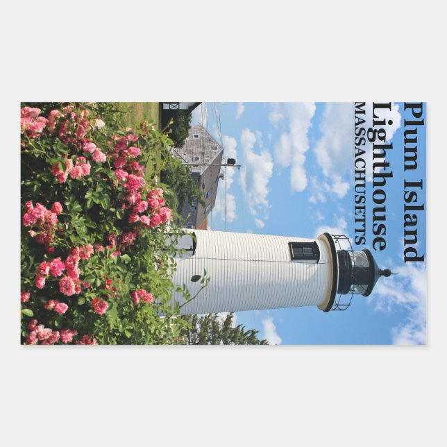 Plum Island Lighthouse, Massachusetts Stickers (Front)