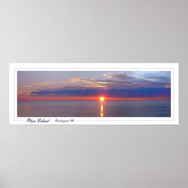 Plum Island Sunrise Poster (Front)