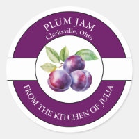 Plum Jam Label