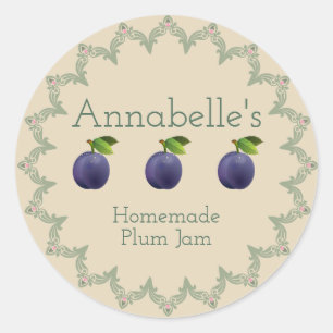 Plum Jam Label