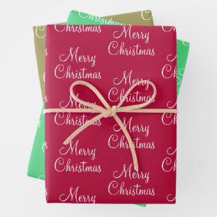 Plum Khaki and Seafoam Green Wrapping Paper Sheet