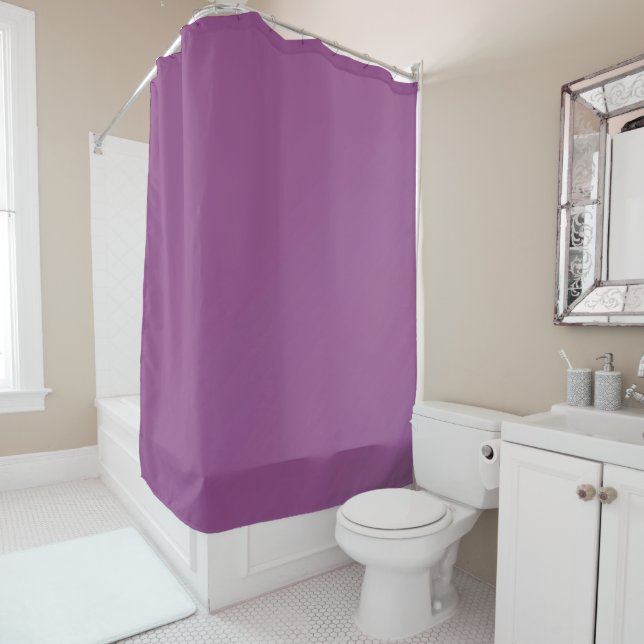 Plum Nice Shower Curtain (In Situ)