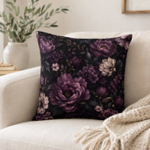 Plum Noir Floral