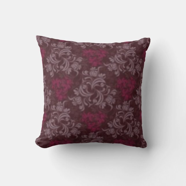 Plum Passion Designer Pillow (Front)