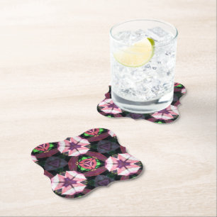 Plum Passion Paper Coaster