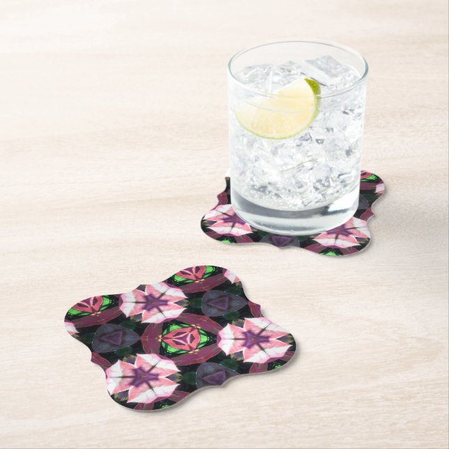 Plum Passion Paper Coaster (Insitu)