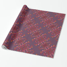 Plum Patterned Wrapping Paper