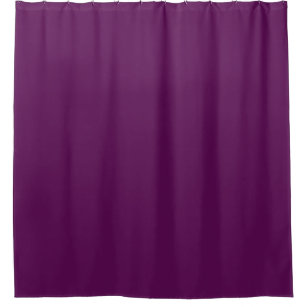 Plum Perfection - Elegant Solid Plum -  Shower Curtain