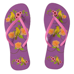 Plum  Pool Beach Flip Flops