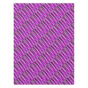 Plum Purple and and Burgundy Stripy Lines Pattern Tablecloth