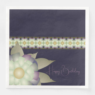 Plum Purple And Mauve Napkin