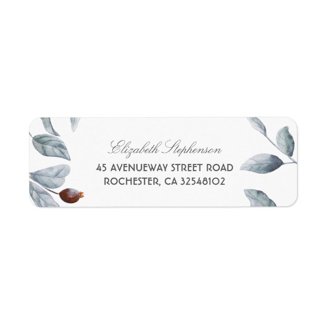 Plum Purple Burgundy Branches Vintage Wedding (Front)