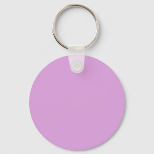 Plum Purple DDA0DD - Option to Add Name Key Ring