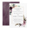 Plum Purple Mauve Pink Floral Wedding