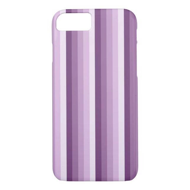 Plum purple shadow stripes Case-Mate iPhone case (Back)