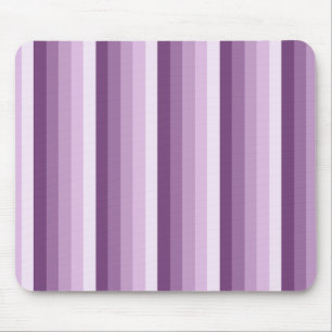 Plum purple shadow stripes mouse mat