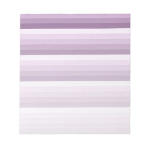 Plum purple shadow stripes notepad