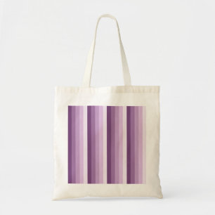 Plum purple shadow stripes tote bag