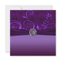 Plum & Purple Velvet Wedding Swirl