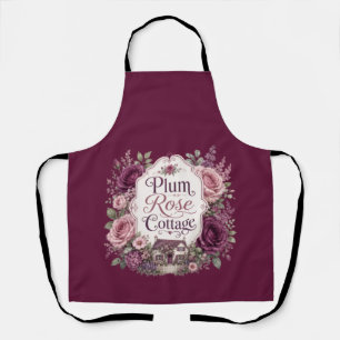 Plum Rose Cottage Apron