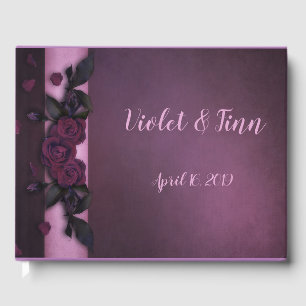 Plum Roses Guest Book