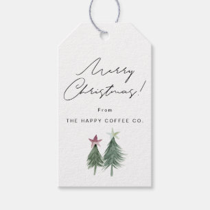 Plum & Sage Christmas Trees Gift Tags