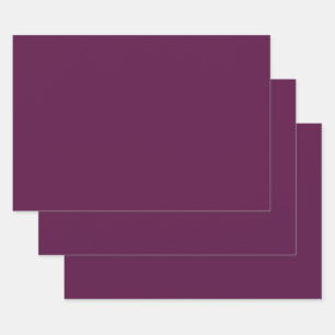 Plum (solid colour) wrapping paper sheet