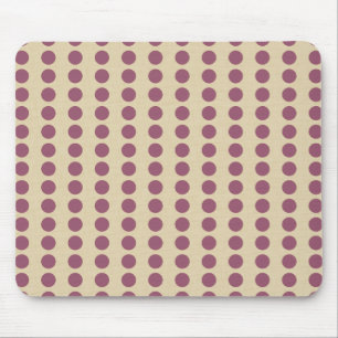 Plum Spice Moods Dots Mouse Mat