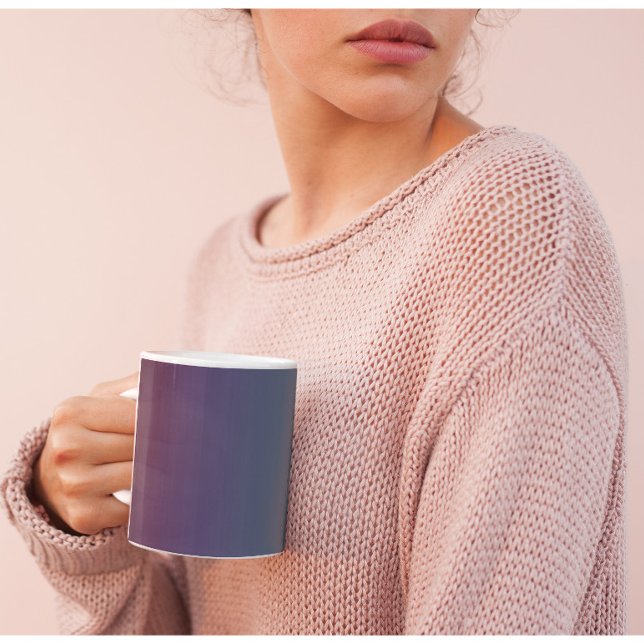 Plum Tranquillity - Elegant Plum Teal Gradient Mug (Mockup 2)