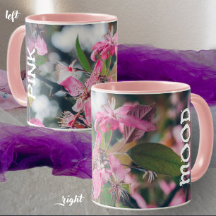Plum Tree Branch with Pink Flowers Mug
