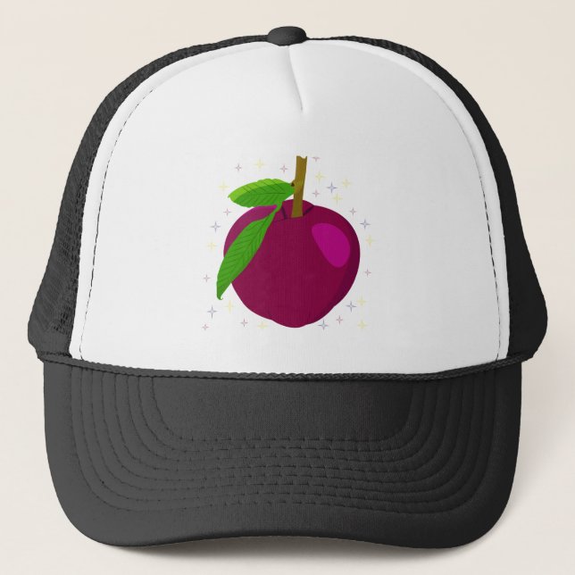 Plum Trucker Hat (Front)