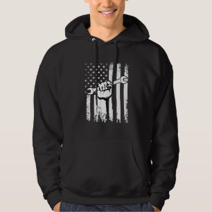 Plumber 4th Of July Repairman Handyman Or Mechanic Hoodie