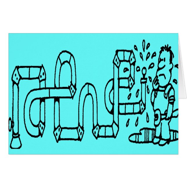 PLUMBER AND PIPES (Front Horizontal)