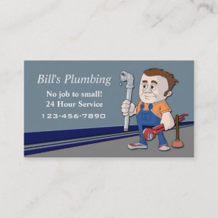 Plumber business card