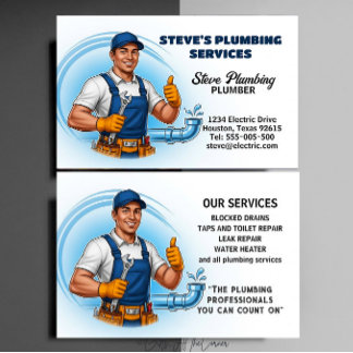 Plumber  business card