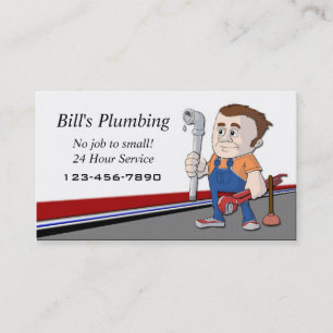 Plumber business card