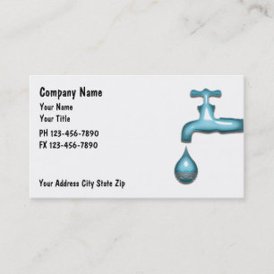 Plumber business cards