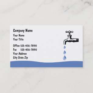 Plumber business cards