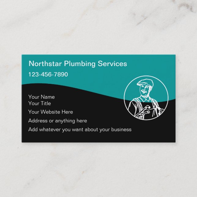 Plumber Business Cards (Front)