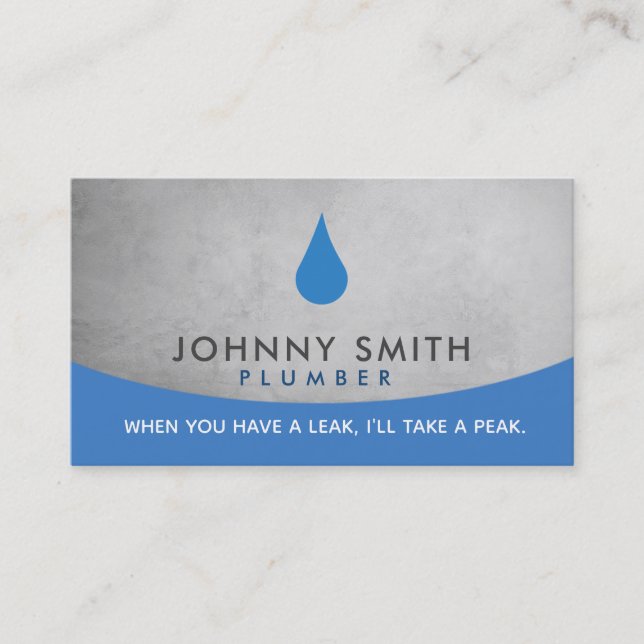 Plumber Business Cards (Front)