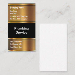 Plumber Business Cards